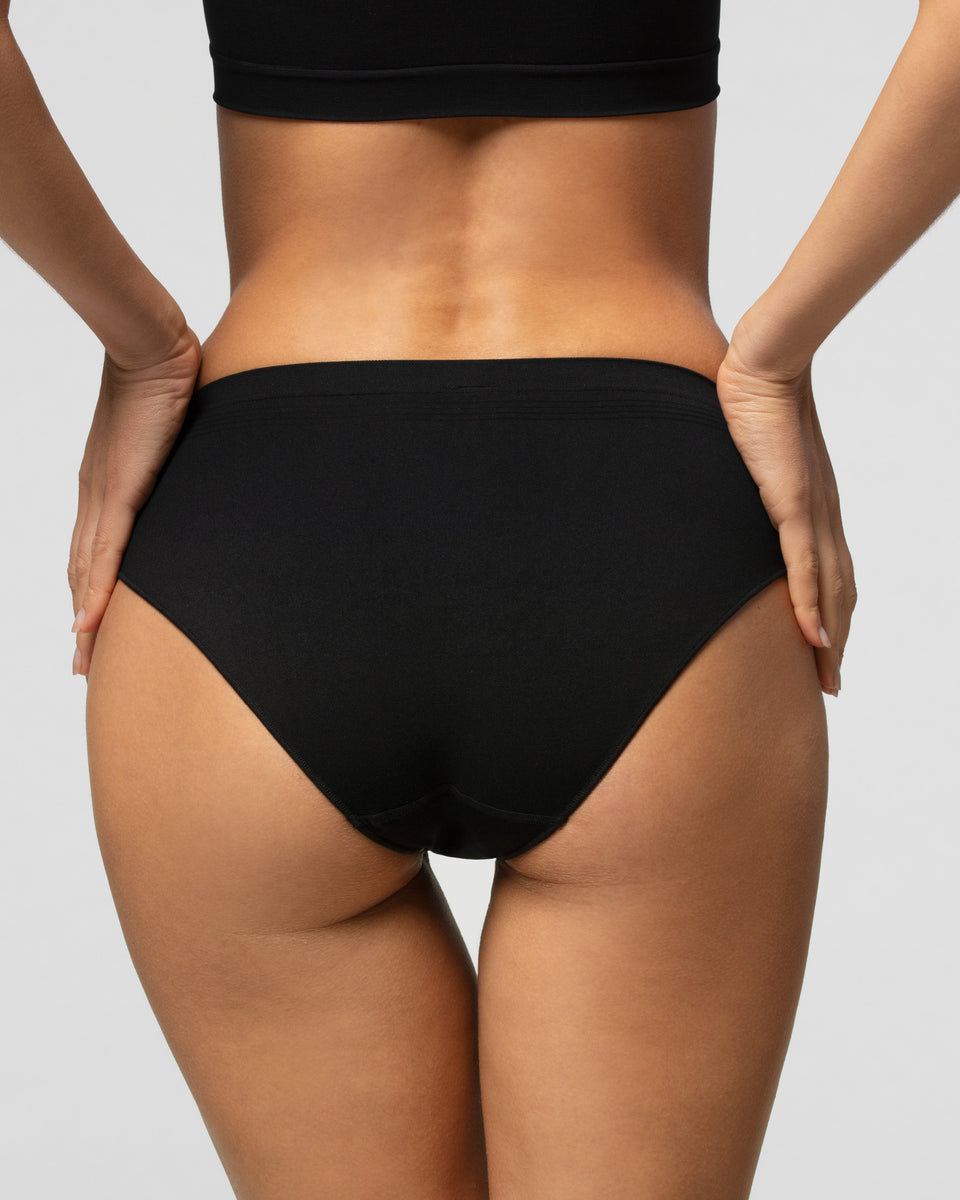 Thought Renata Seamless Bikini Brief Black - PLAISIRS - Wellbeing and  Lifestyle Products & Gifts