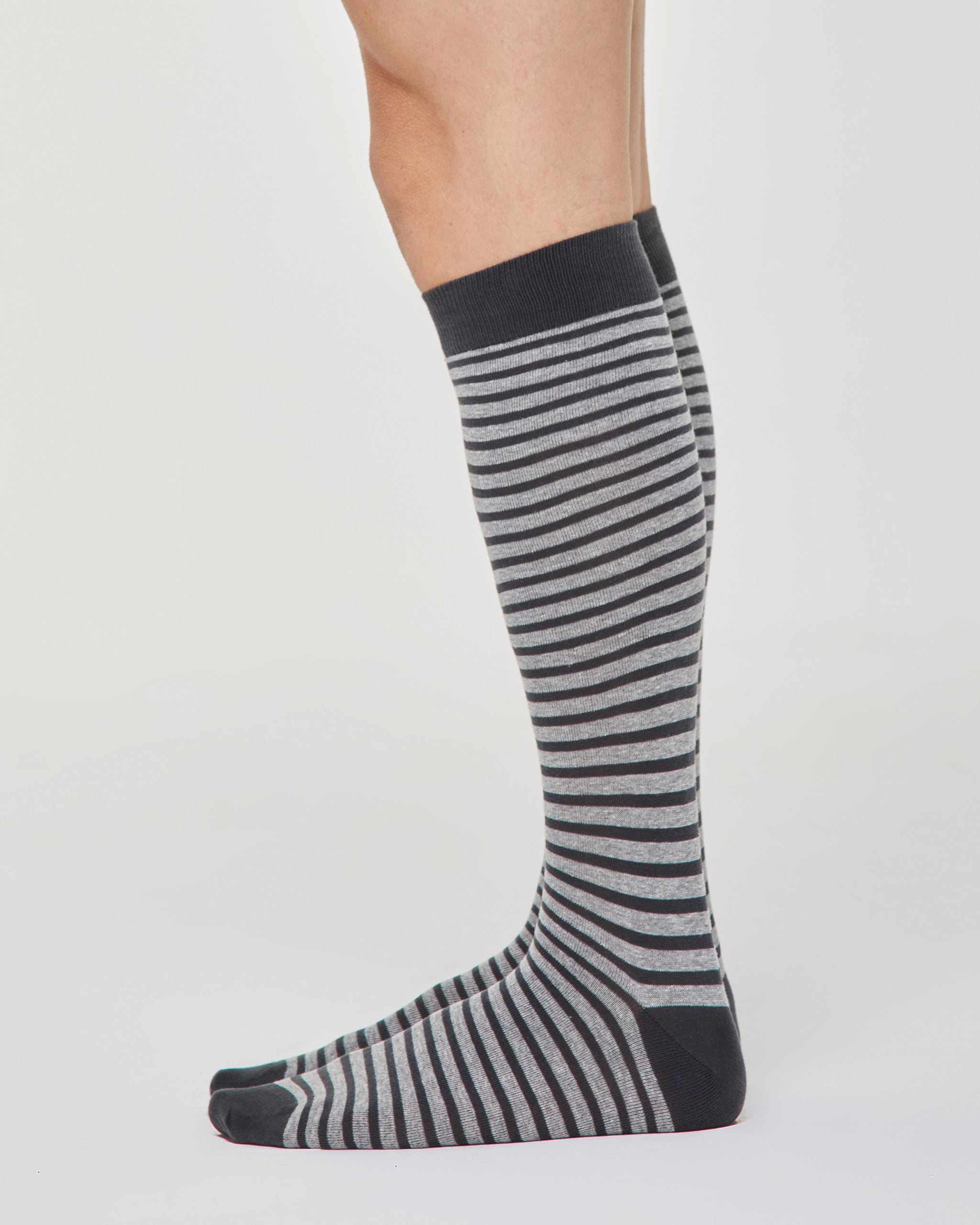 Ferdinand cotton long sock with stripes