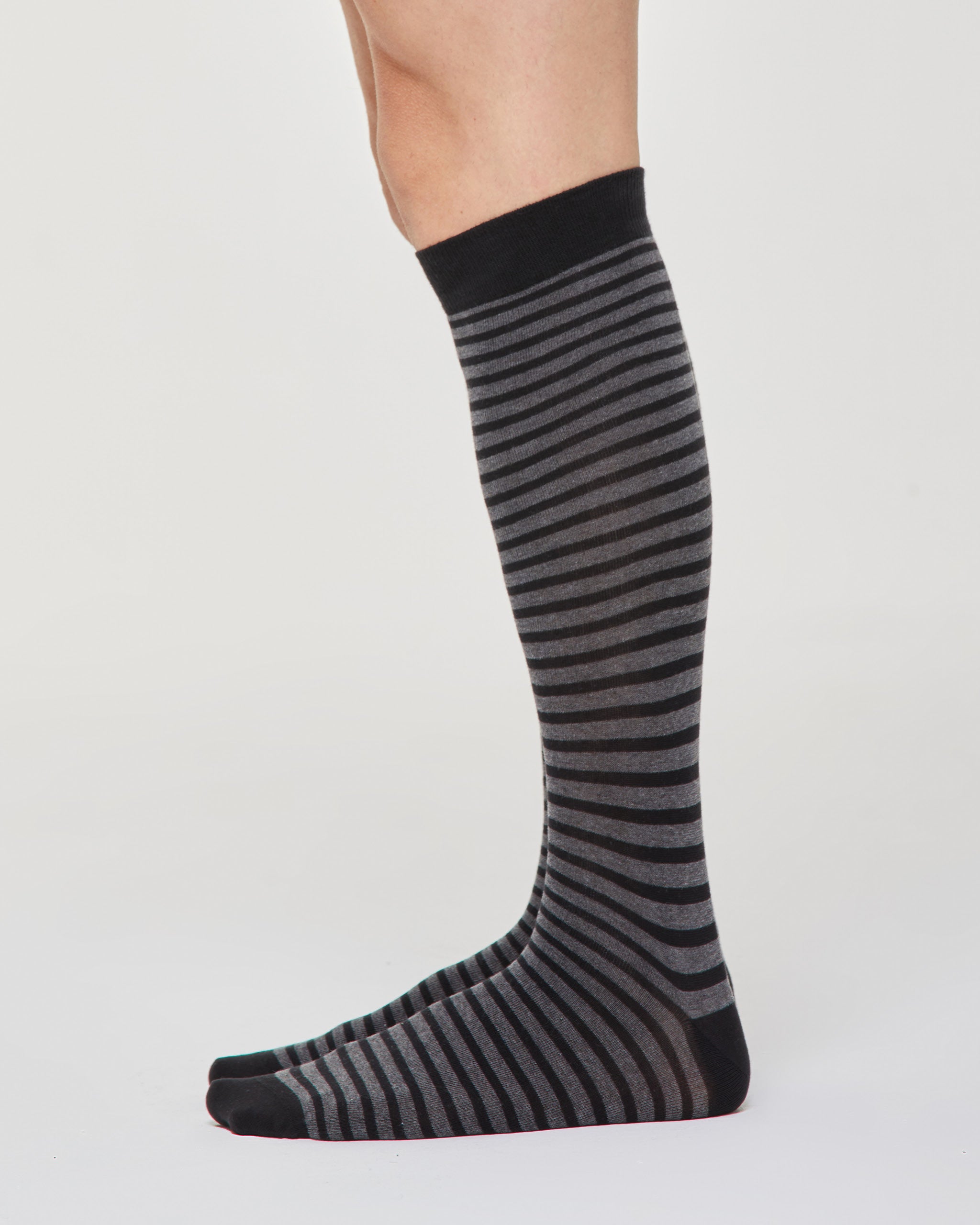 Ferdinand cotton long sock with stripes