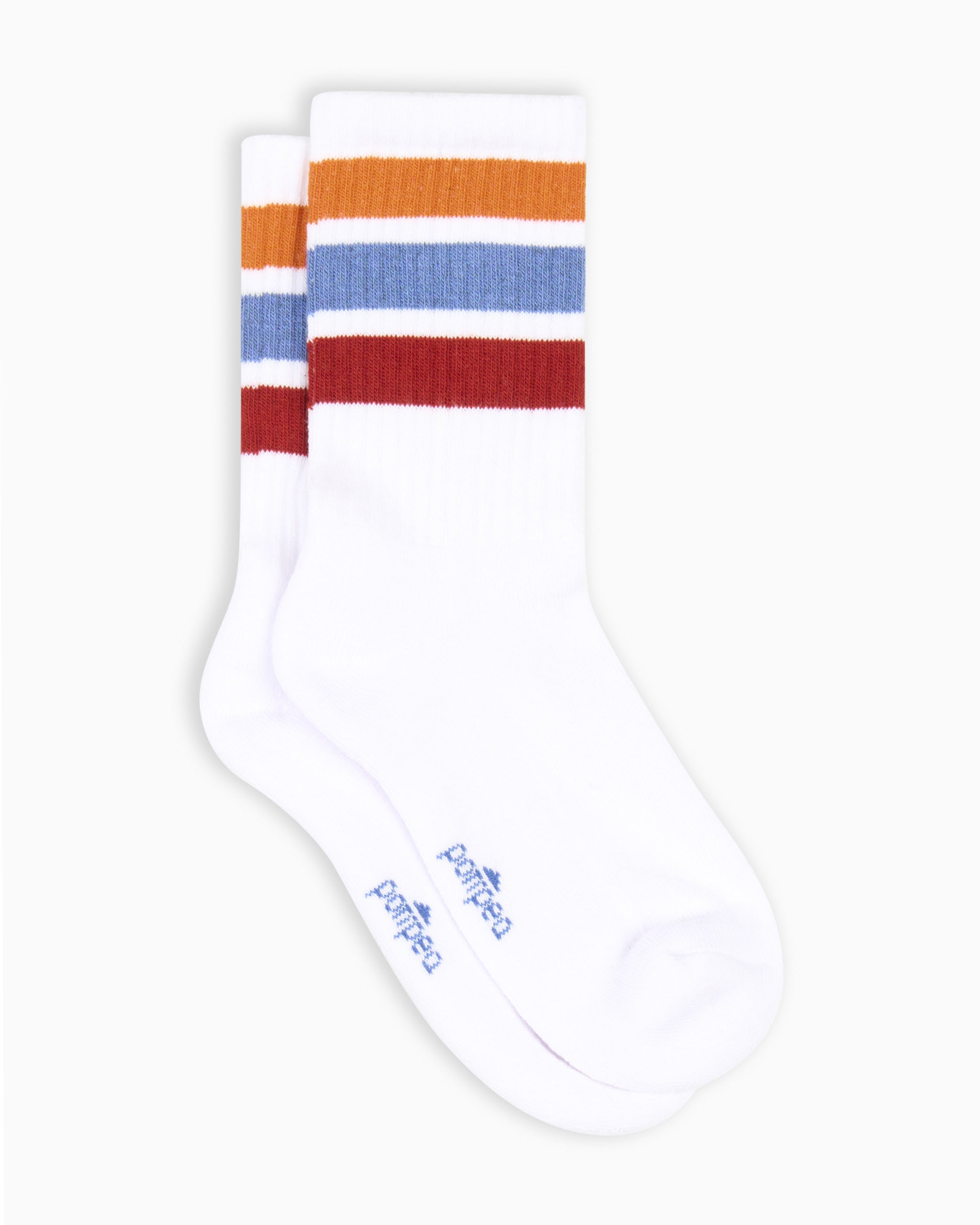 Alcide sock with contrasting stripes