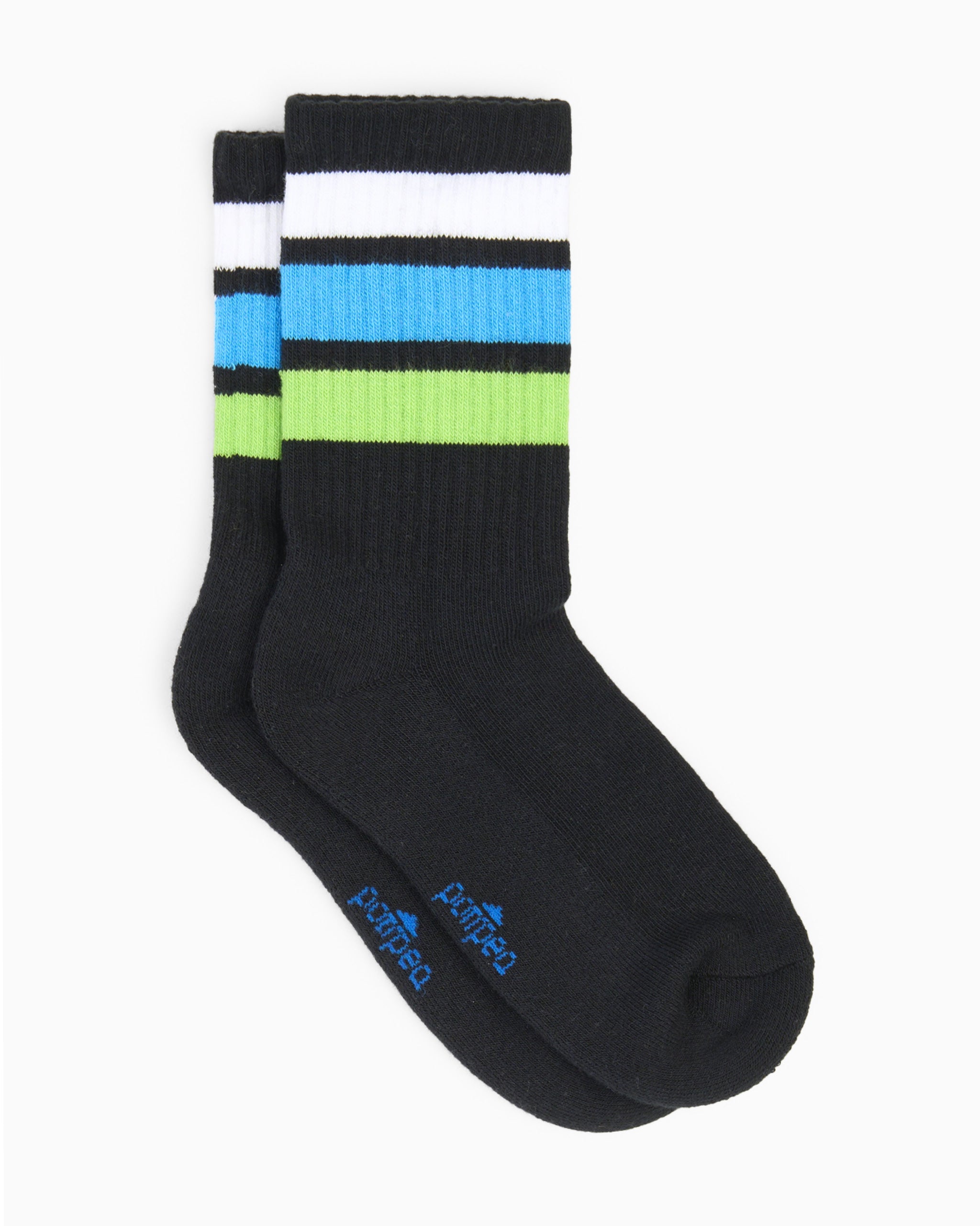 Alcide sock with contrasting stripes