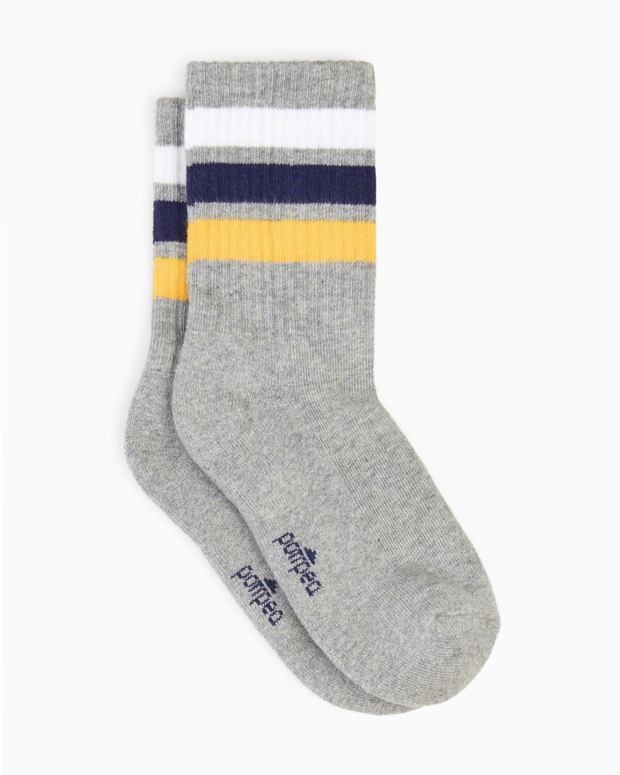 Alcide sock with contrasting stripes