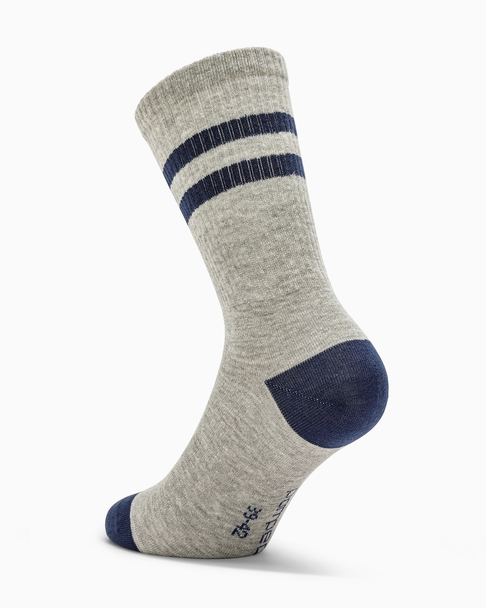 Argo cotton tennis sock with contrasting stripes