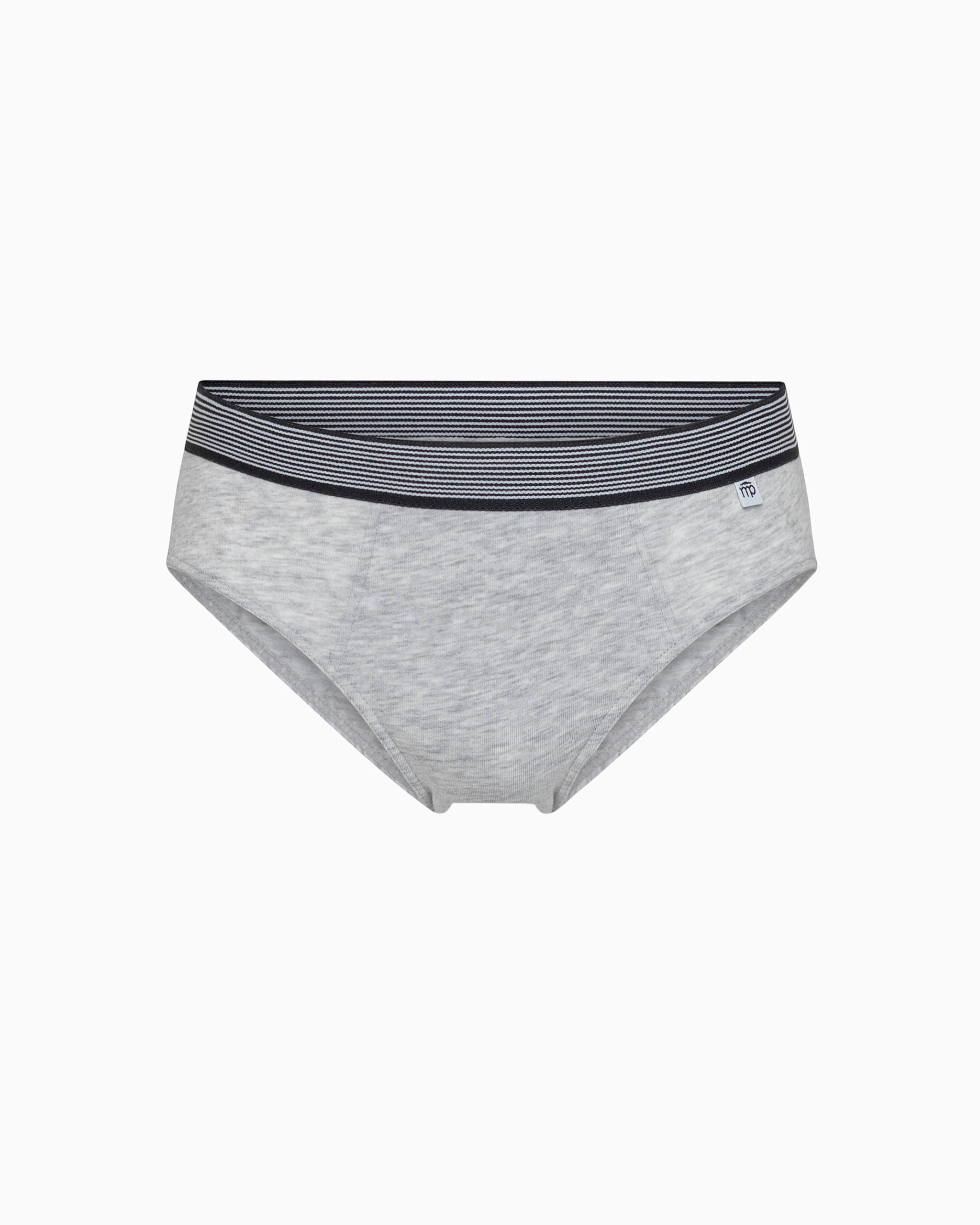 Jungen-Slip aus Bio-Baumwolle mit gestreiftem Gummizug