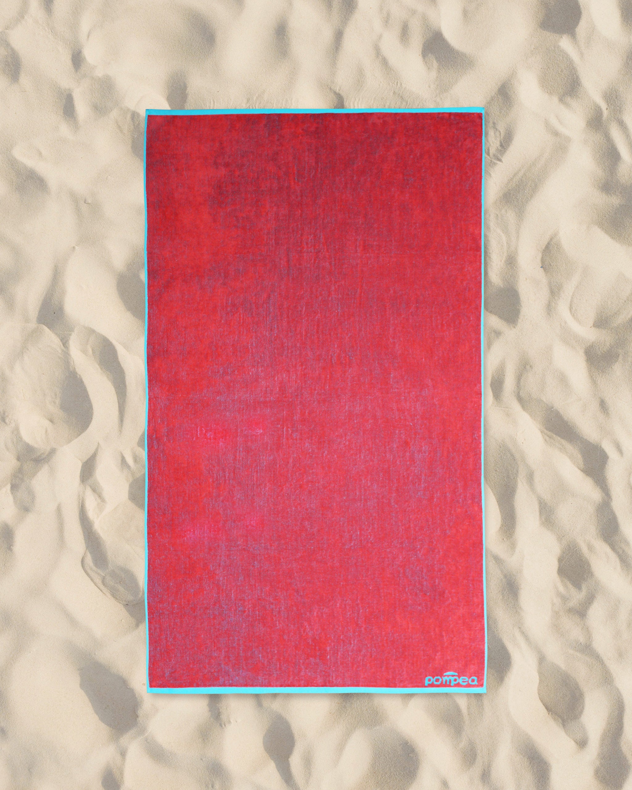 Salmon beach towel