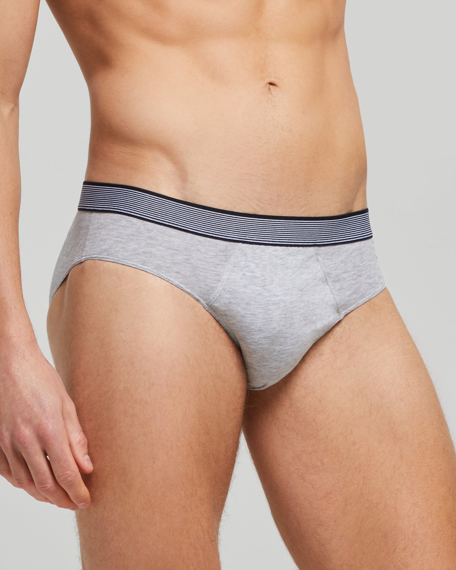 Trunks organic cotton stormy grey - Elegant men's underwear - The Nines