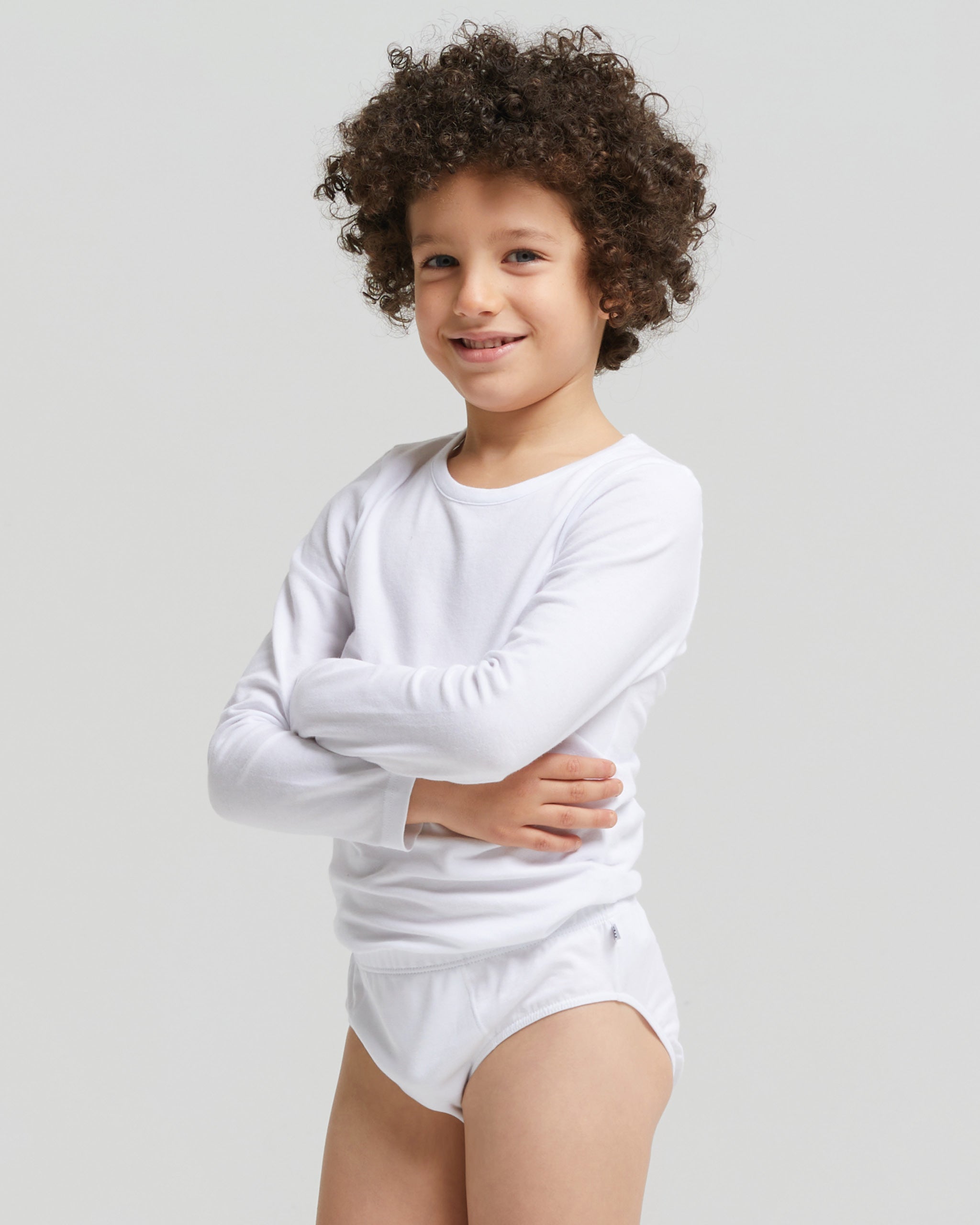 Boys stretch organic cotton briefs 