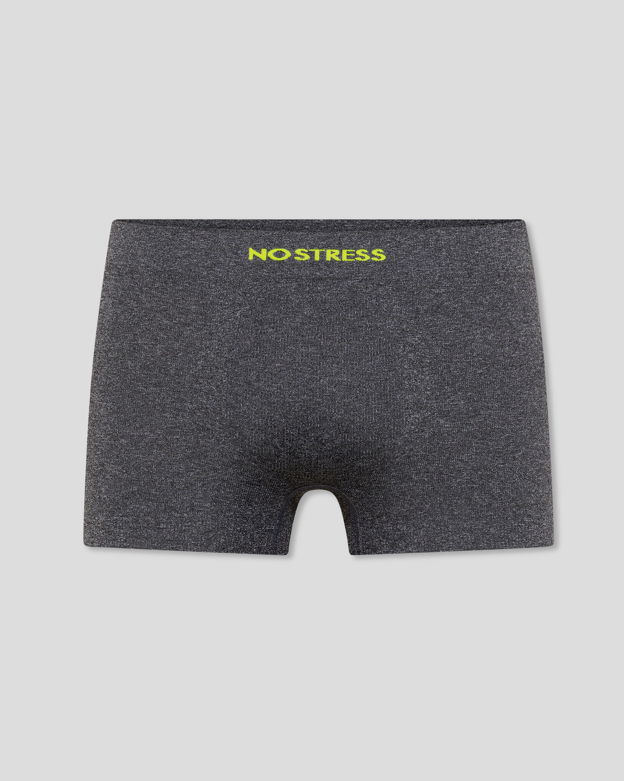 <b>3er-Pack</b> Seamless No Stress Boxershorts in grau meliert