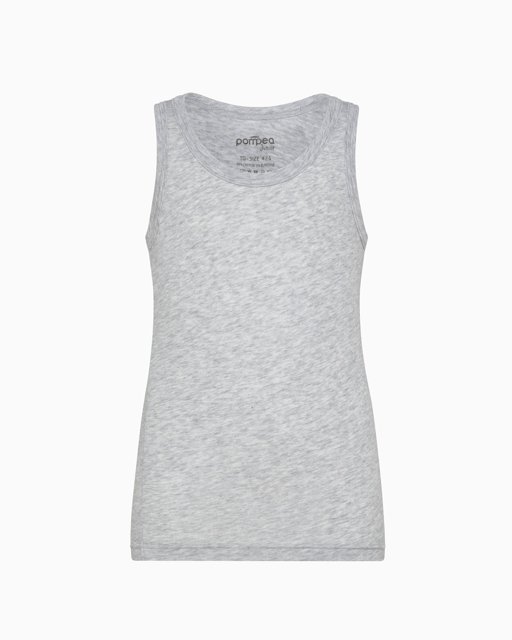 Boys stretch organic cotton vest 