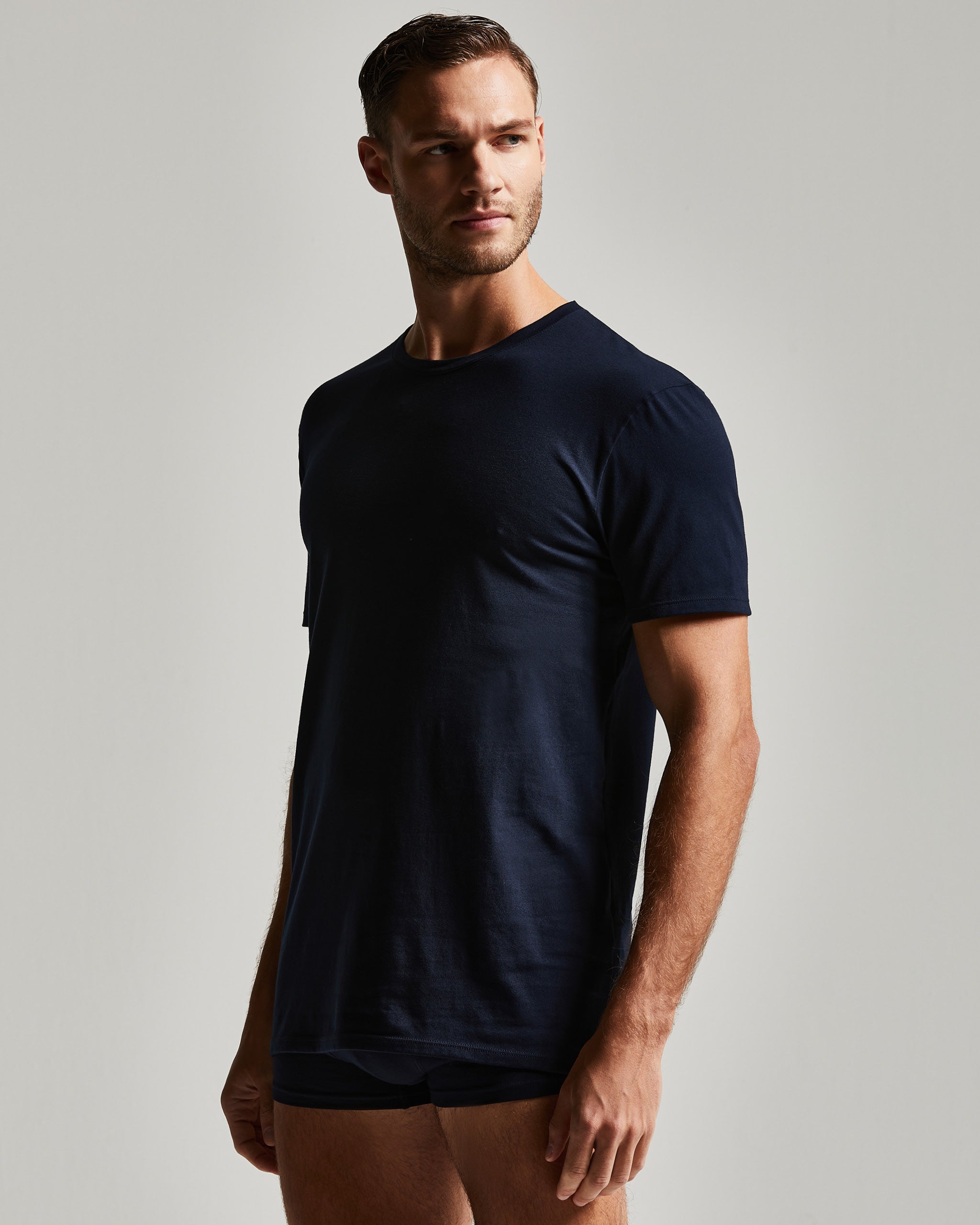 ORGANIC COTTON CREW-NECK T-SHIRT WITH REGULAR FIT