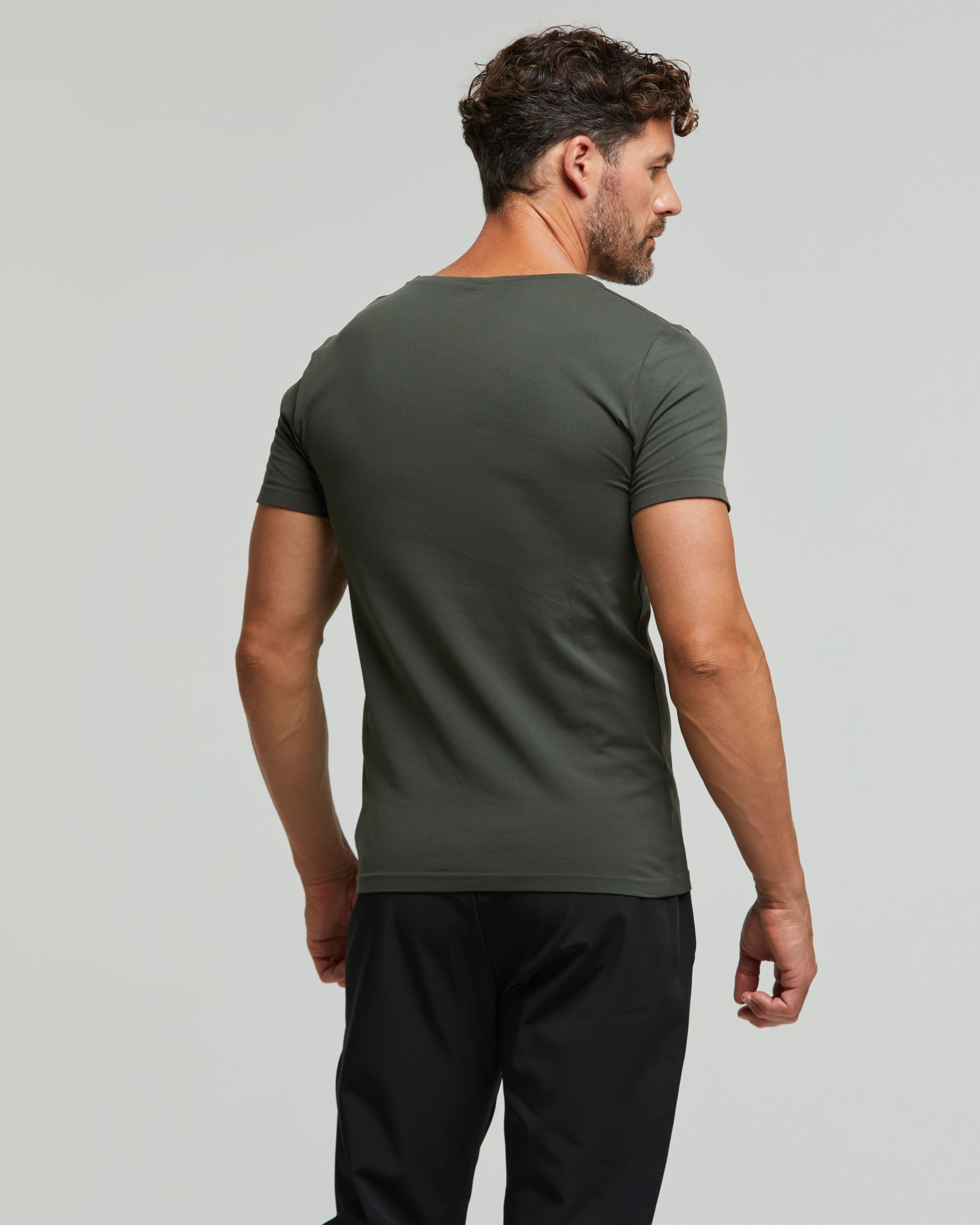 T-Shirt scollo V seamless