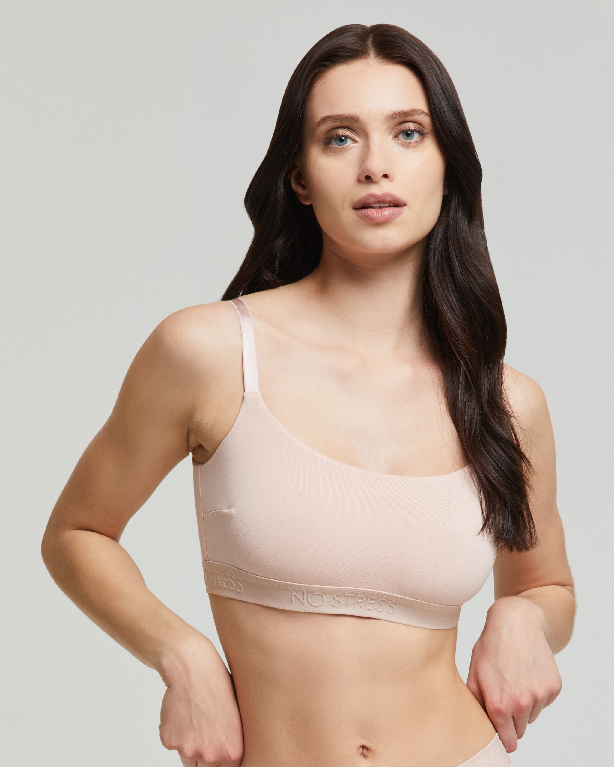 Modal cotton no stress bra