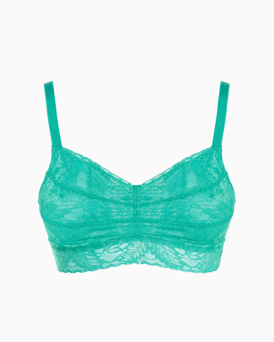 Women's aqua lace bralette | Pompea | Pompeia