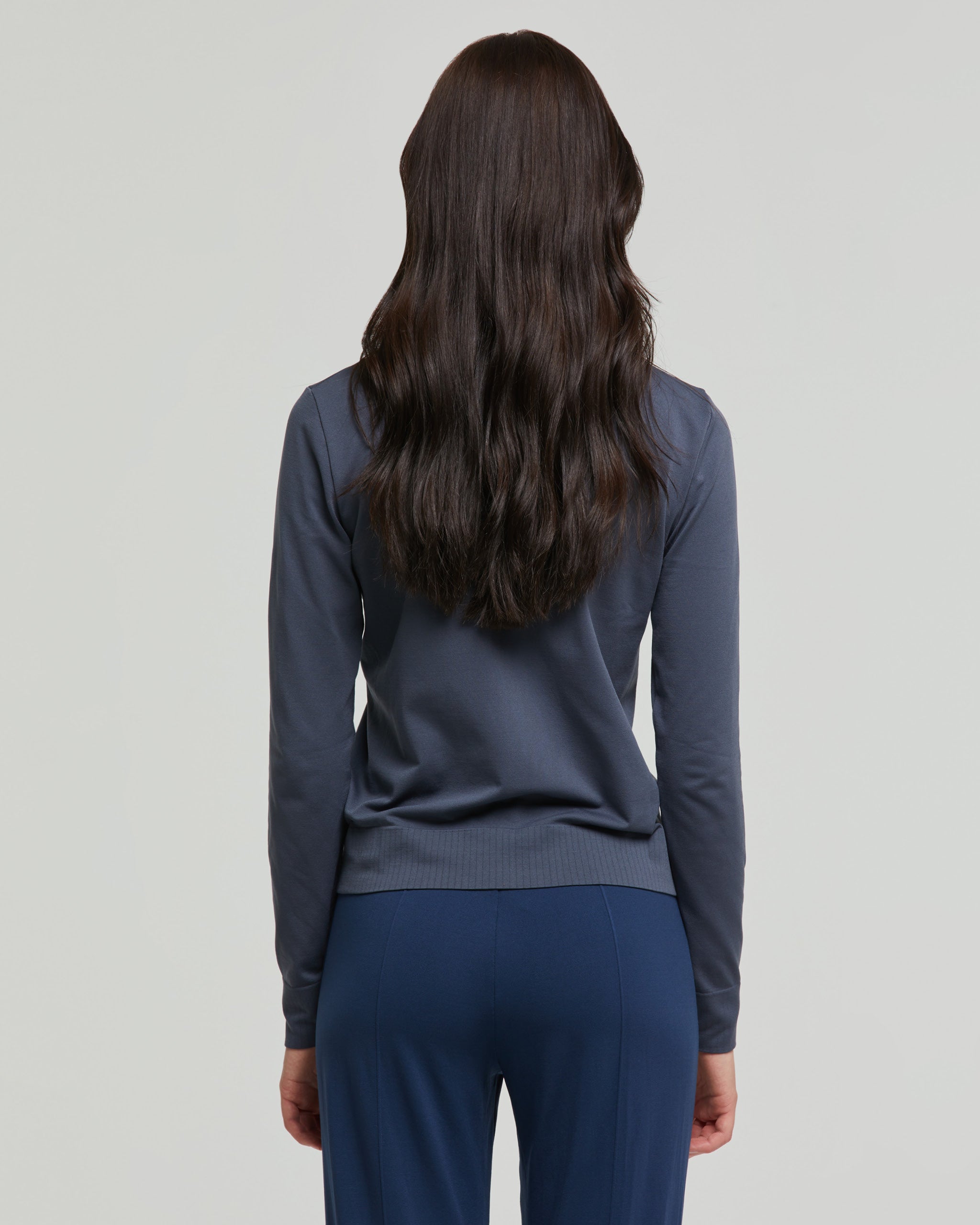 Women's seamless turtleneck sweater