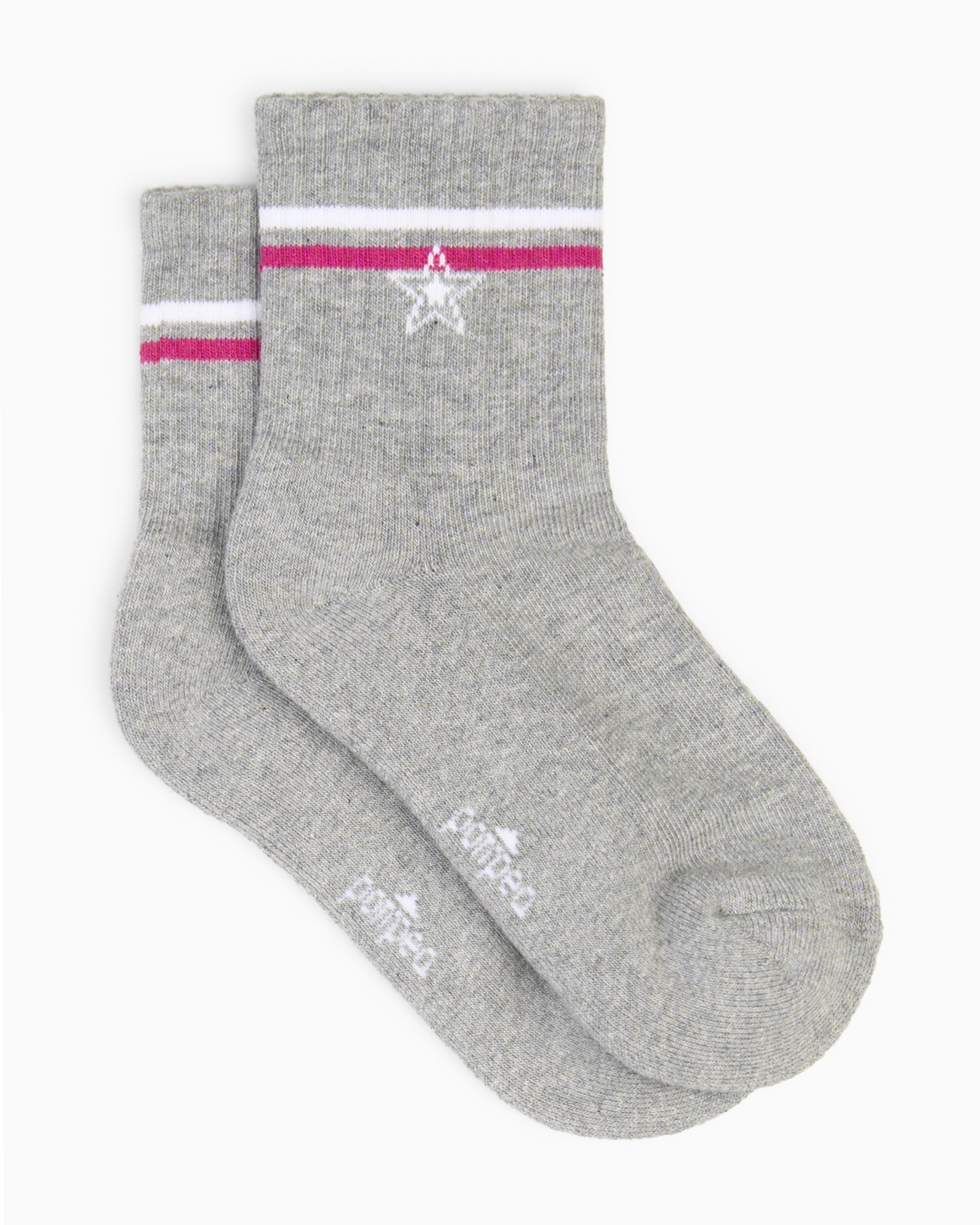 Margot sock with jacquard placed motifs