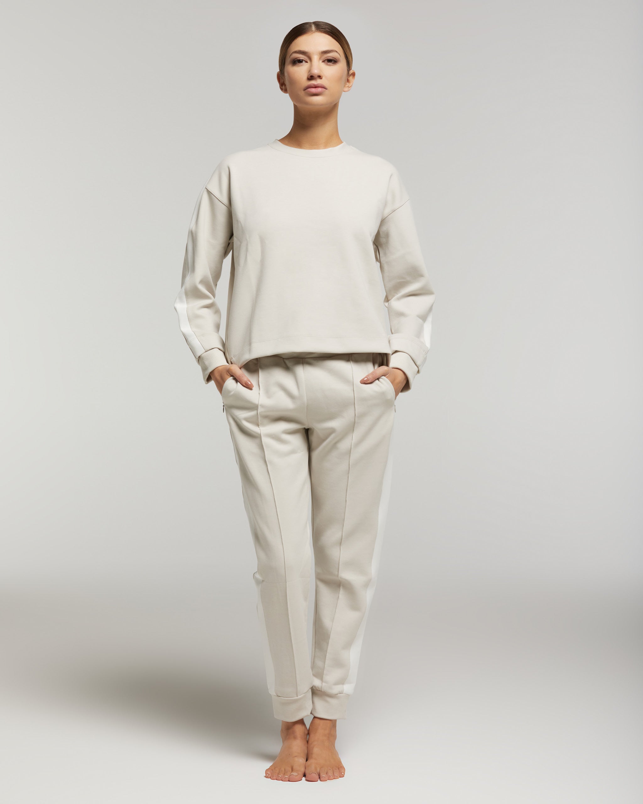 <b>Complete Set</b> Freetime women's tracksuit (Beige)