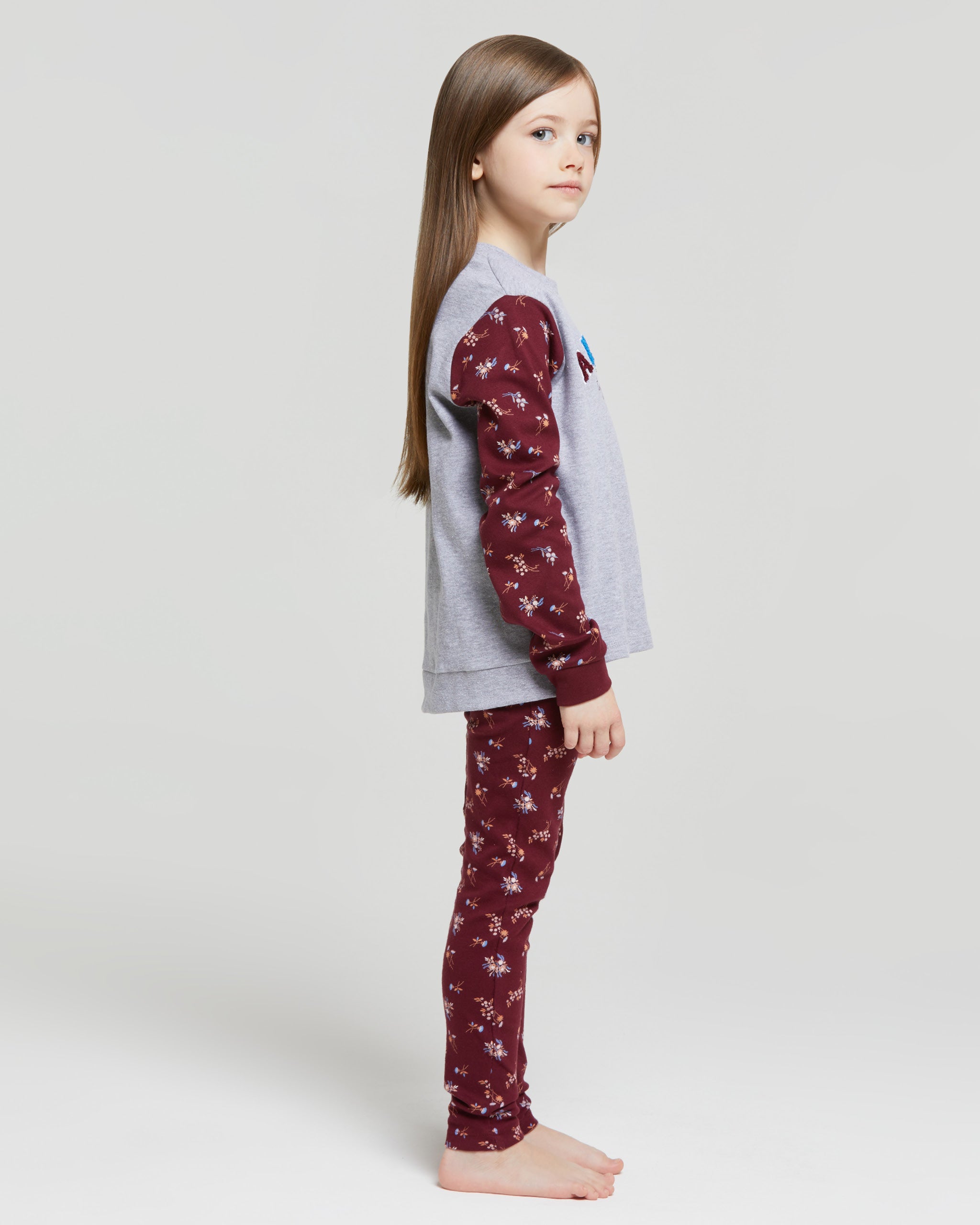 Andromeda interlock cotton long pyjamas