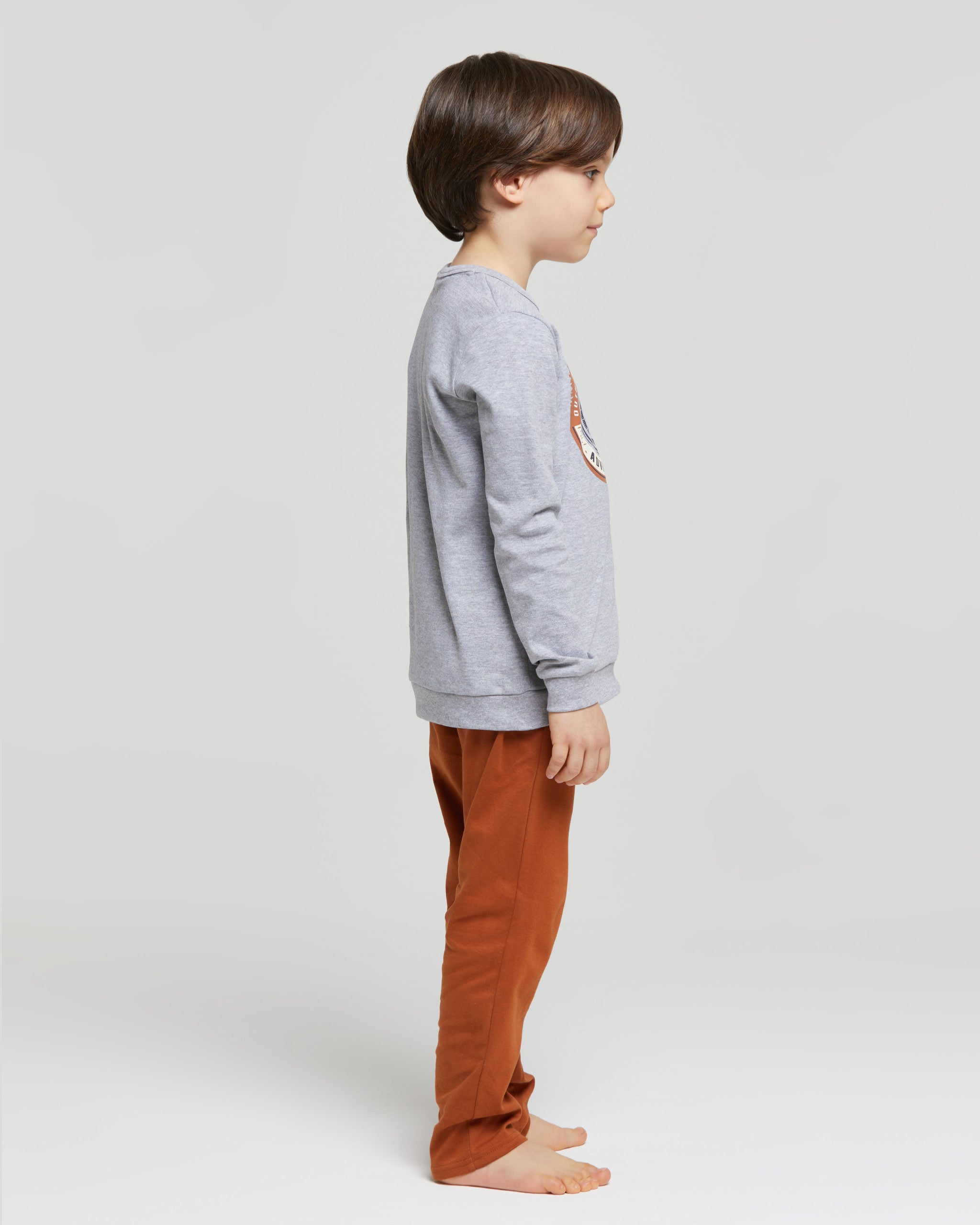 Pyjama long en coton interlock Yari