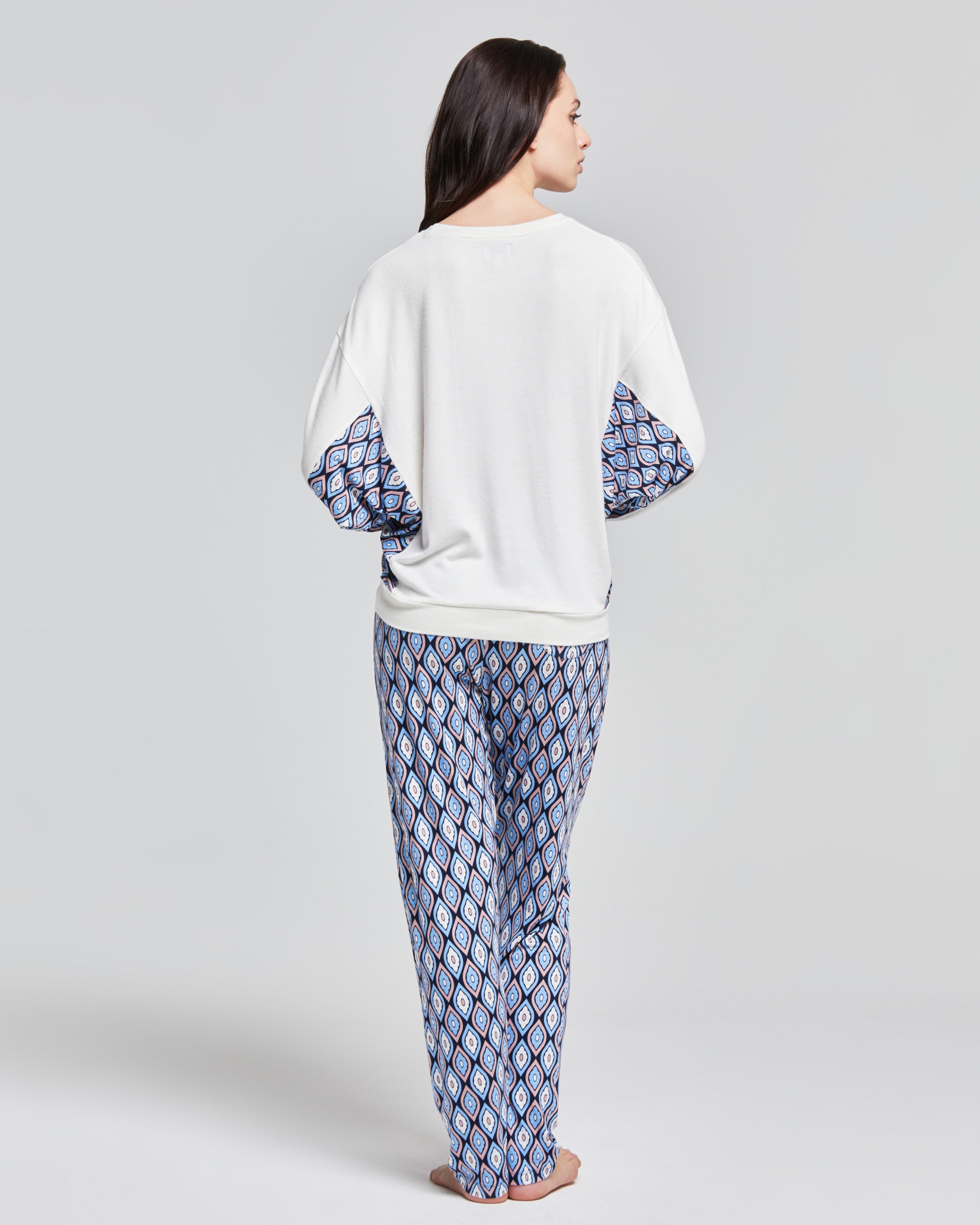 Bucaneve viscose long pyjamas