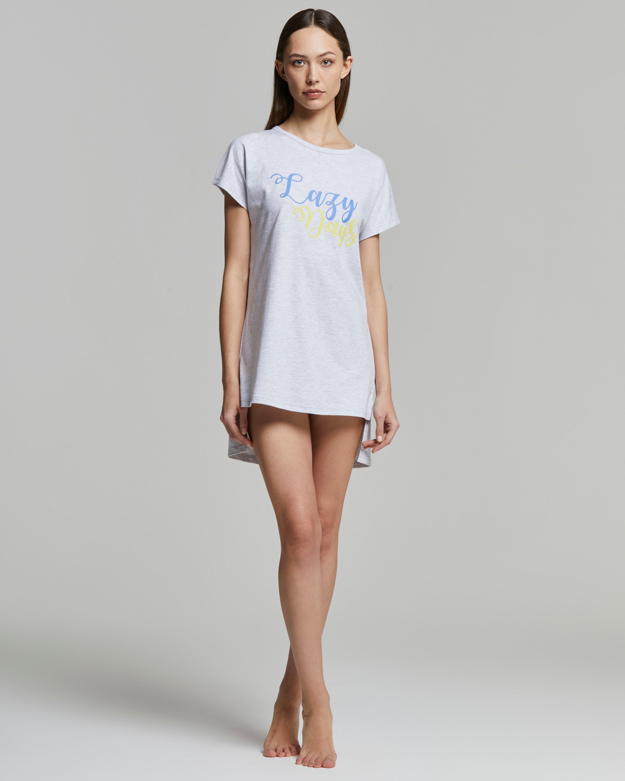 T-shirt long en coton Carina