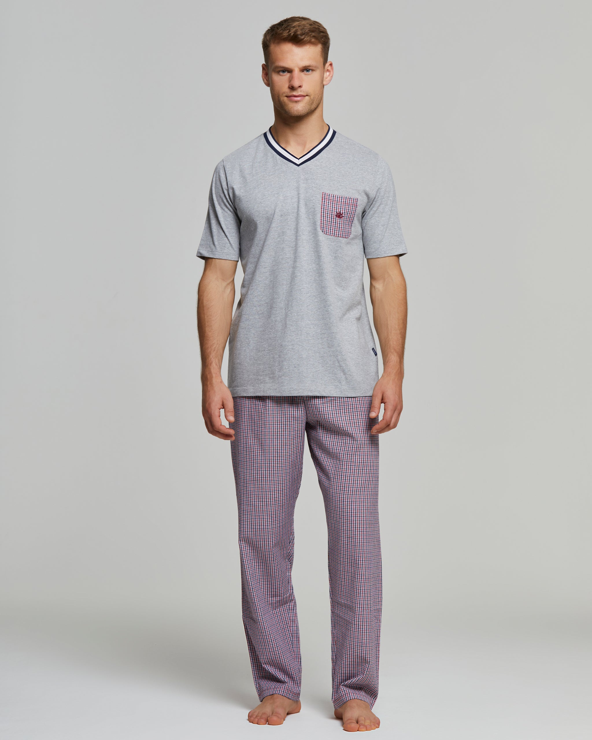 Massimo long cotton pajamas