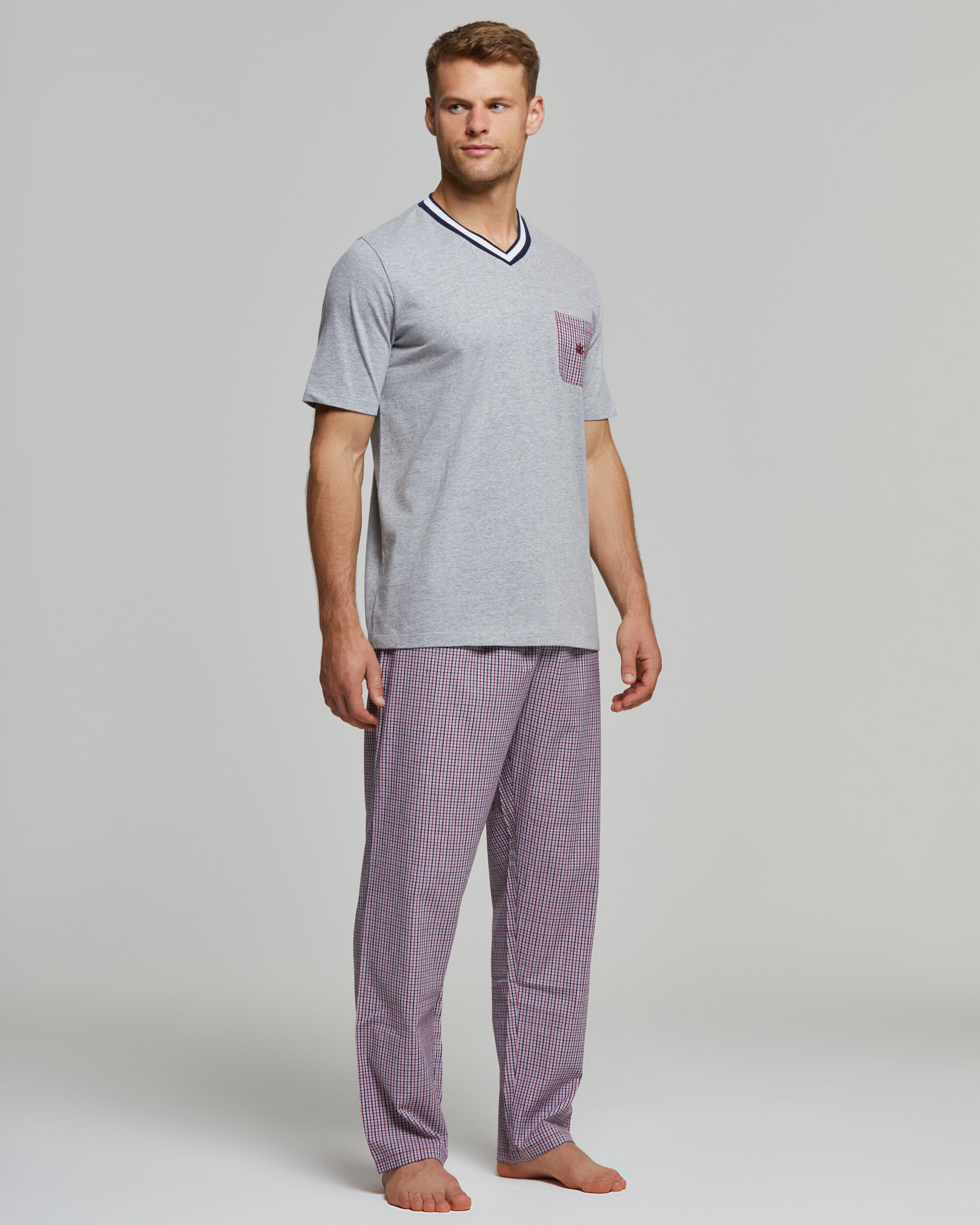 Massimo long cotton pajamas