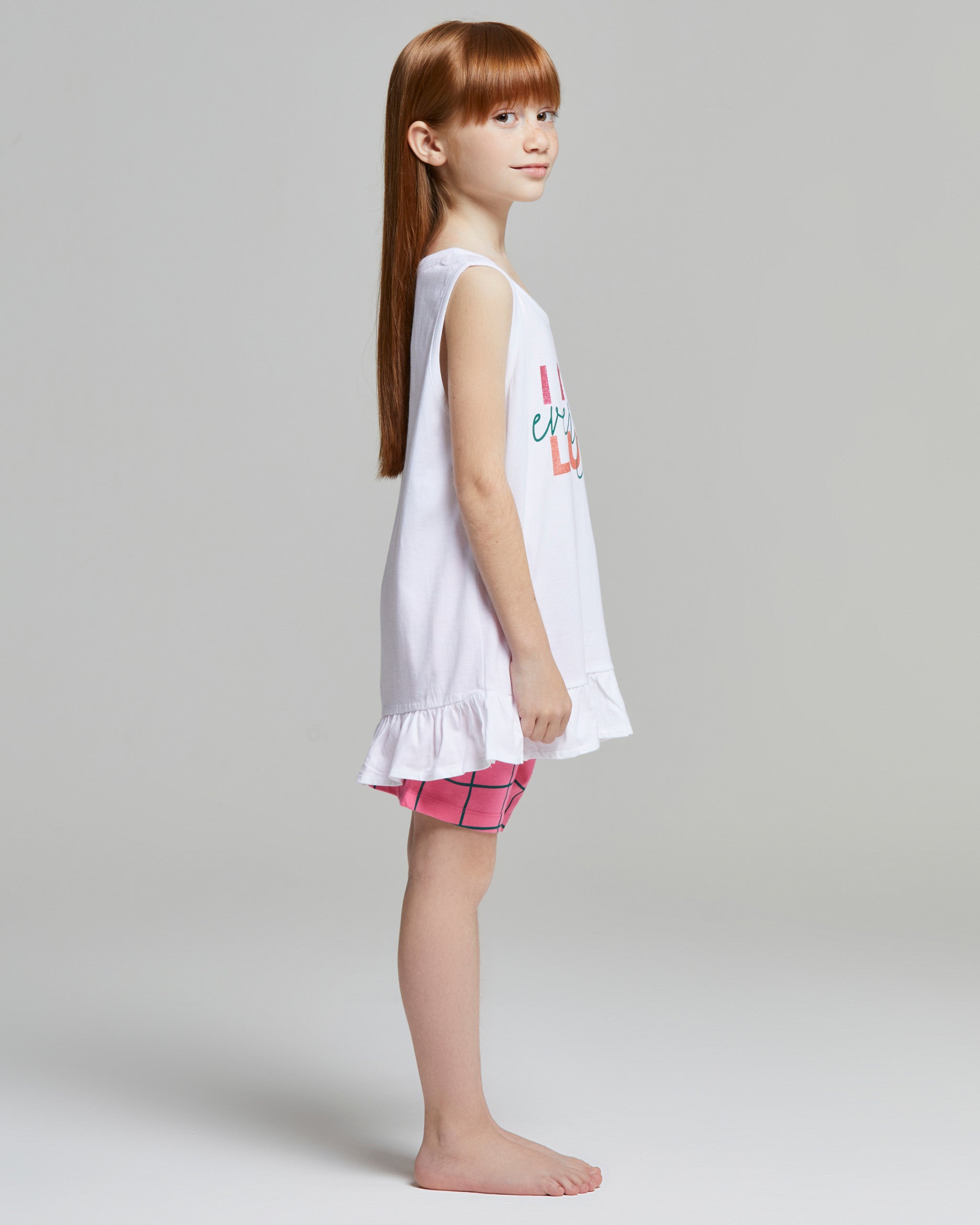 Pyjama court en coton Delia