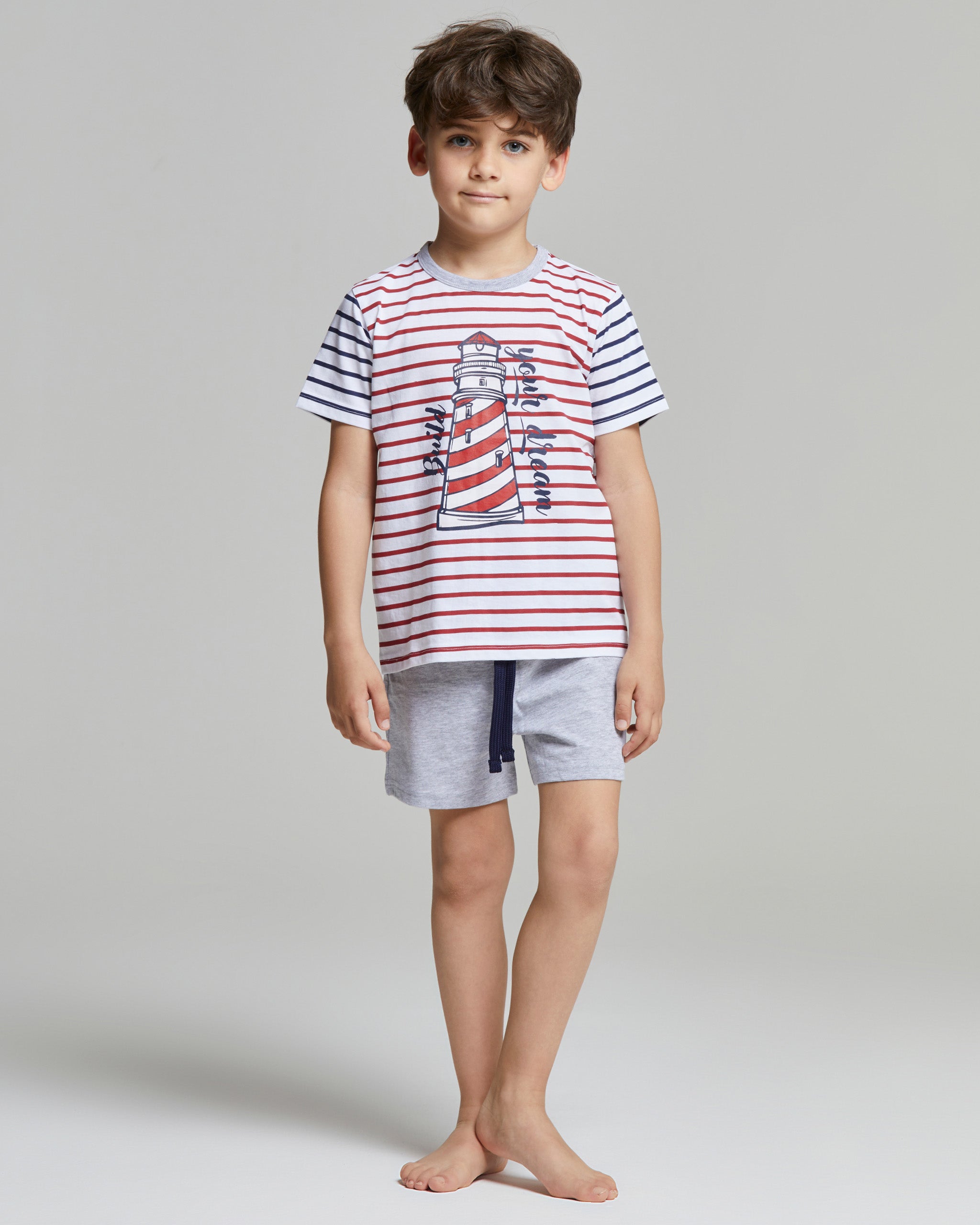 Pyjama court en coton Samuele