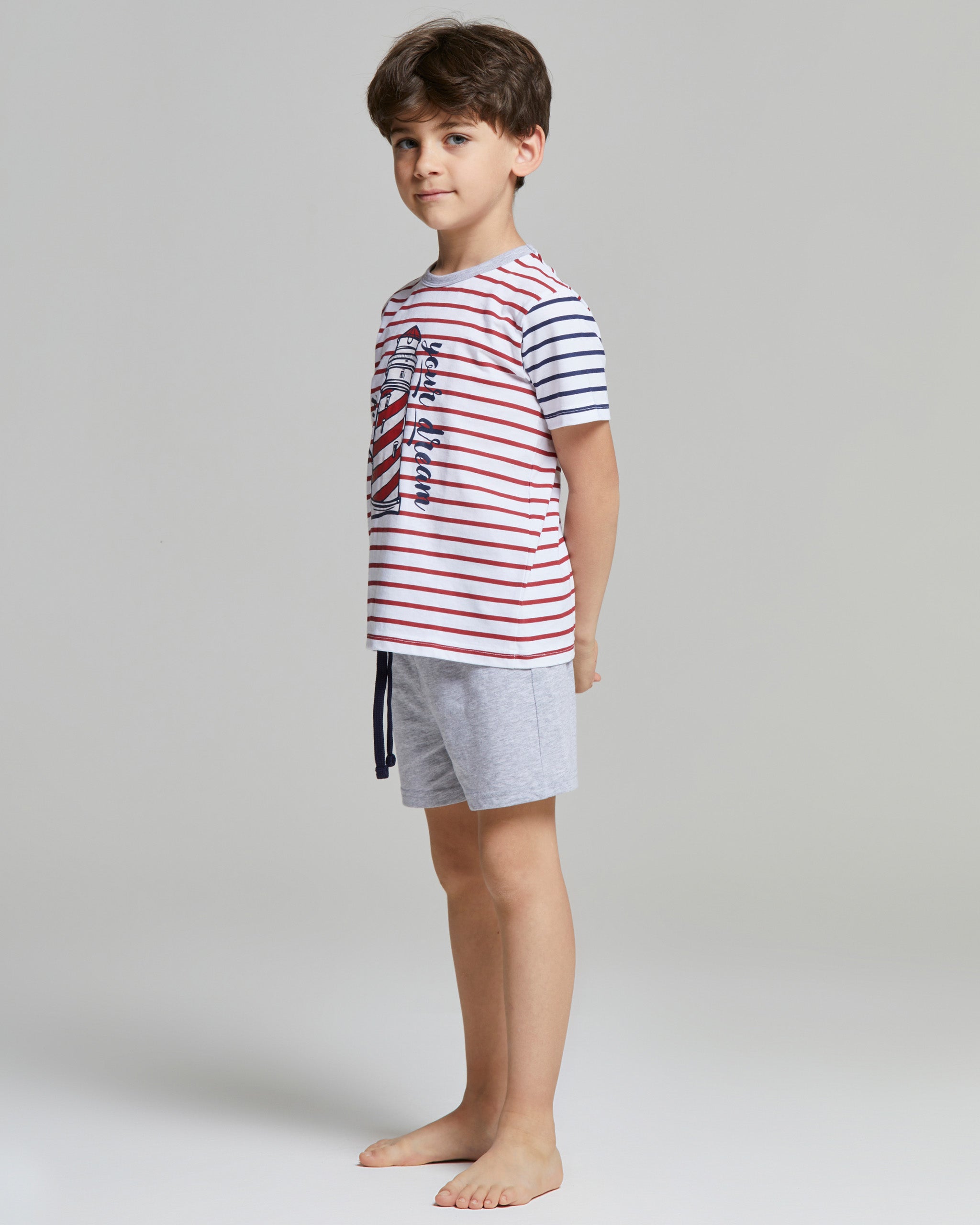 Pyjama court en coton Samuele