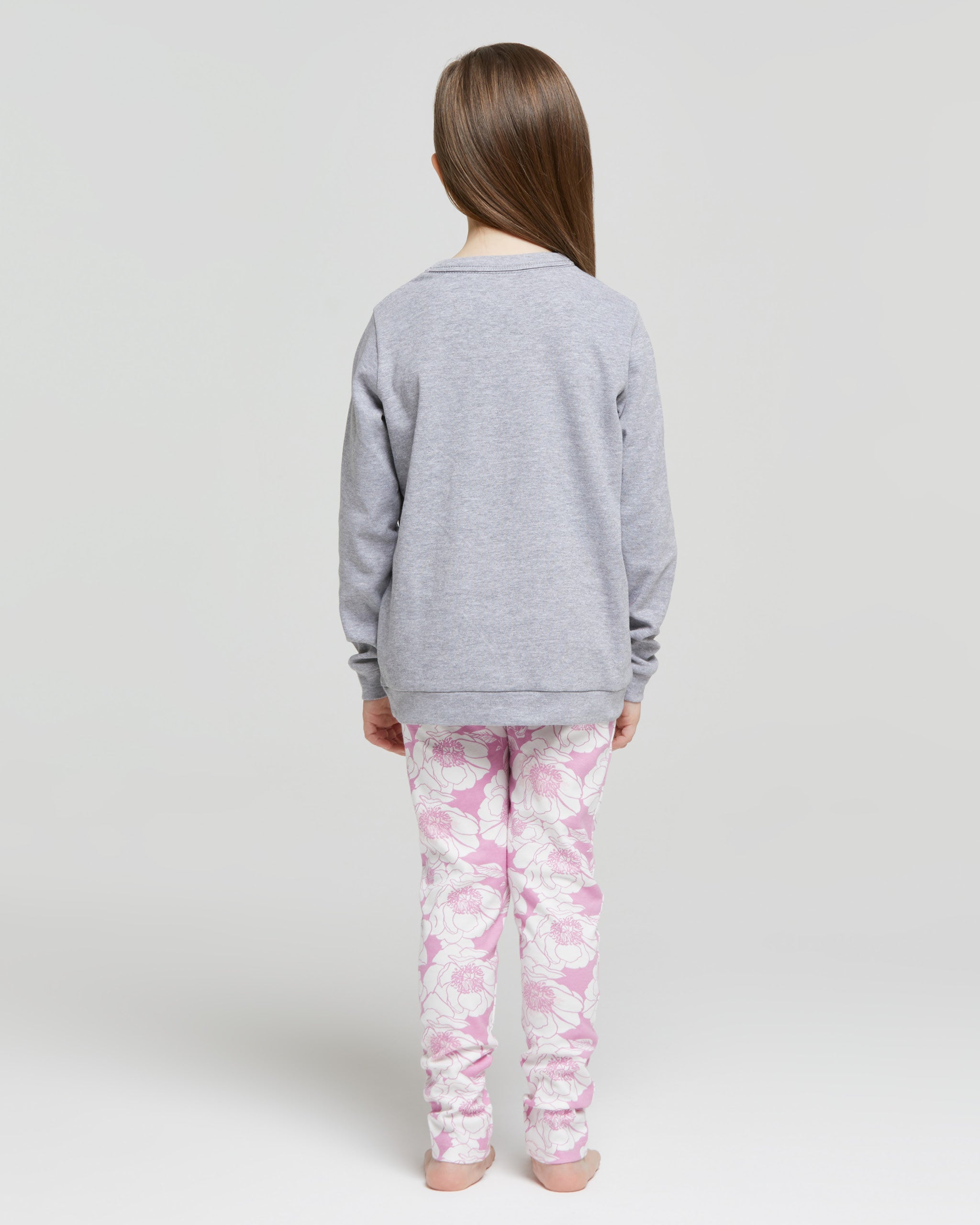 Pyjama long en coton interlock Bella