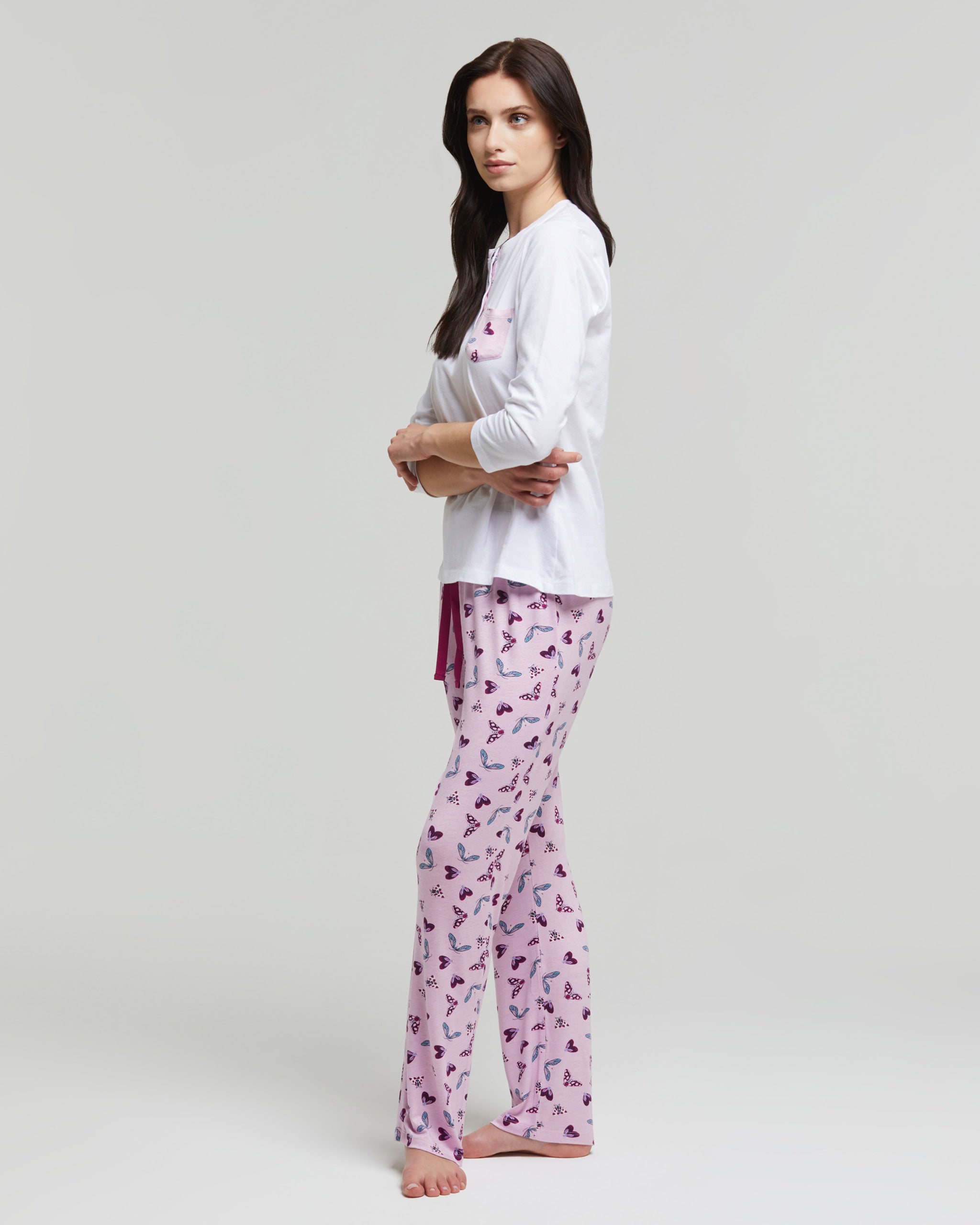 Pyjama long en coton Darla