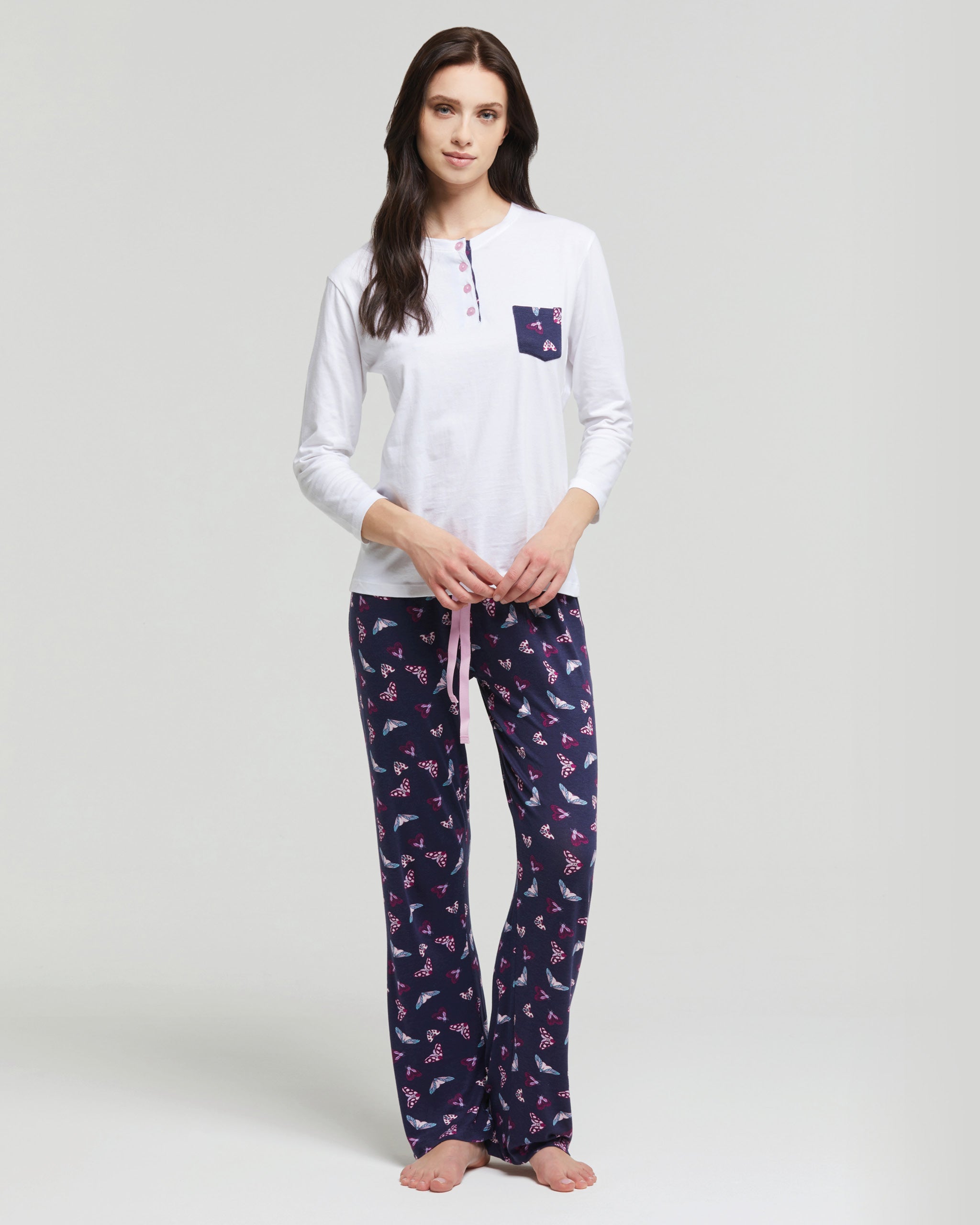 Darla long cotton pajamas