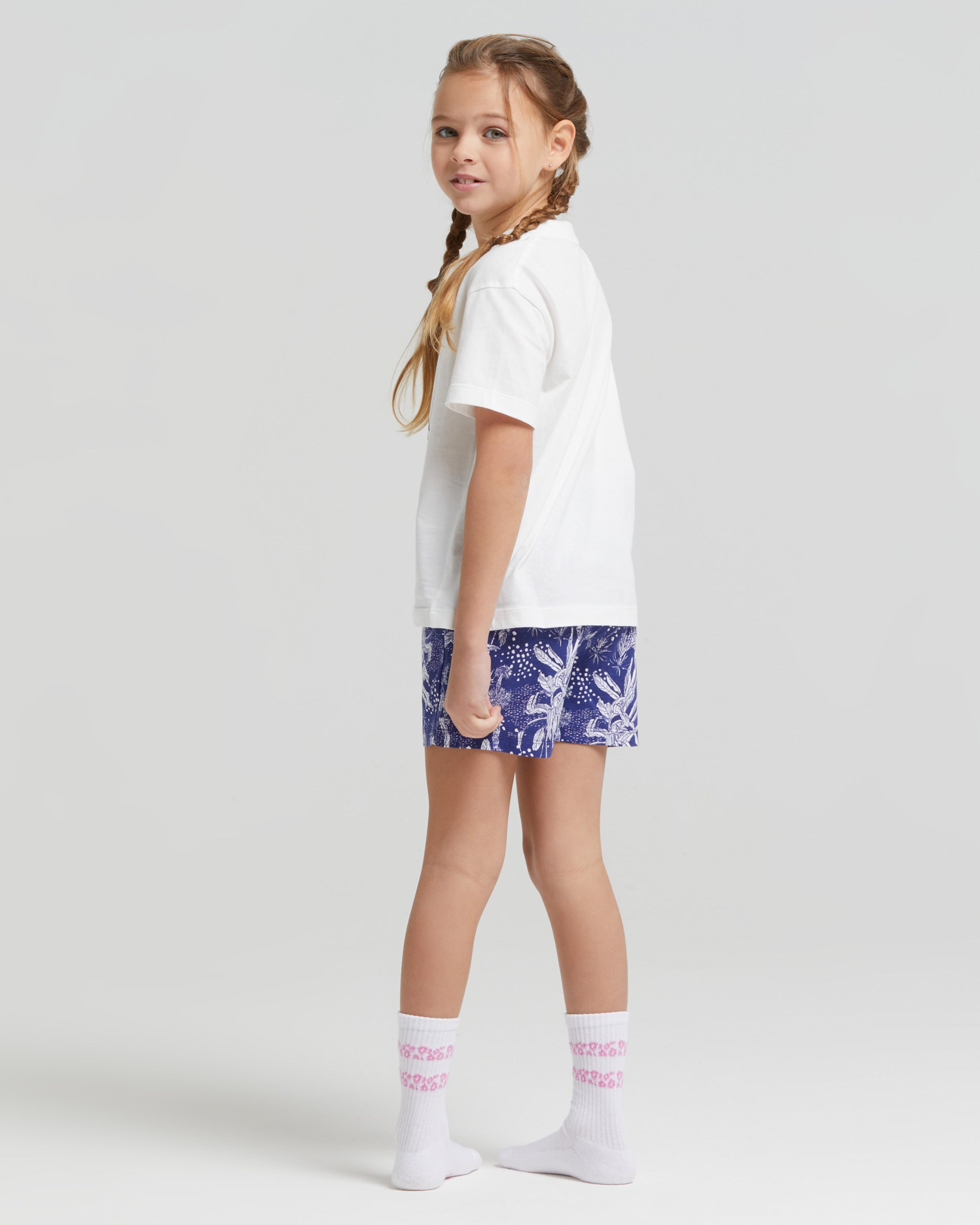 Pyjama court en coton Camilla