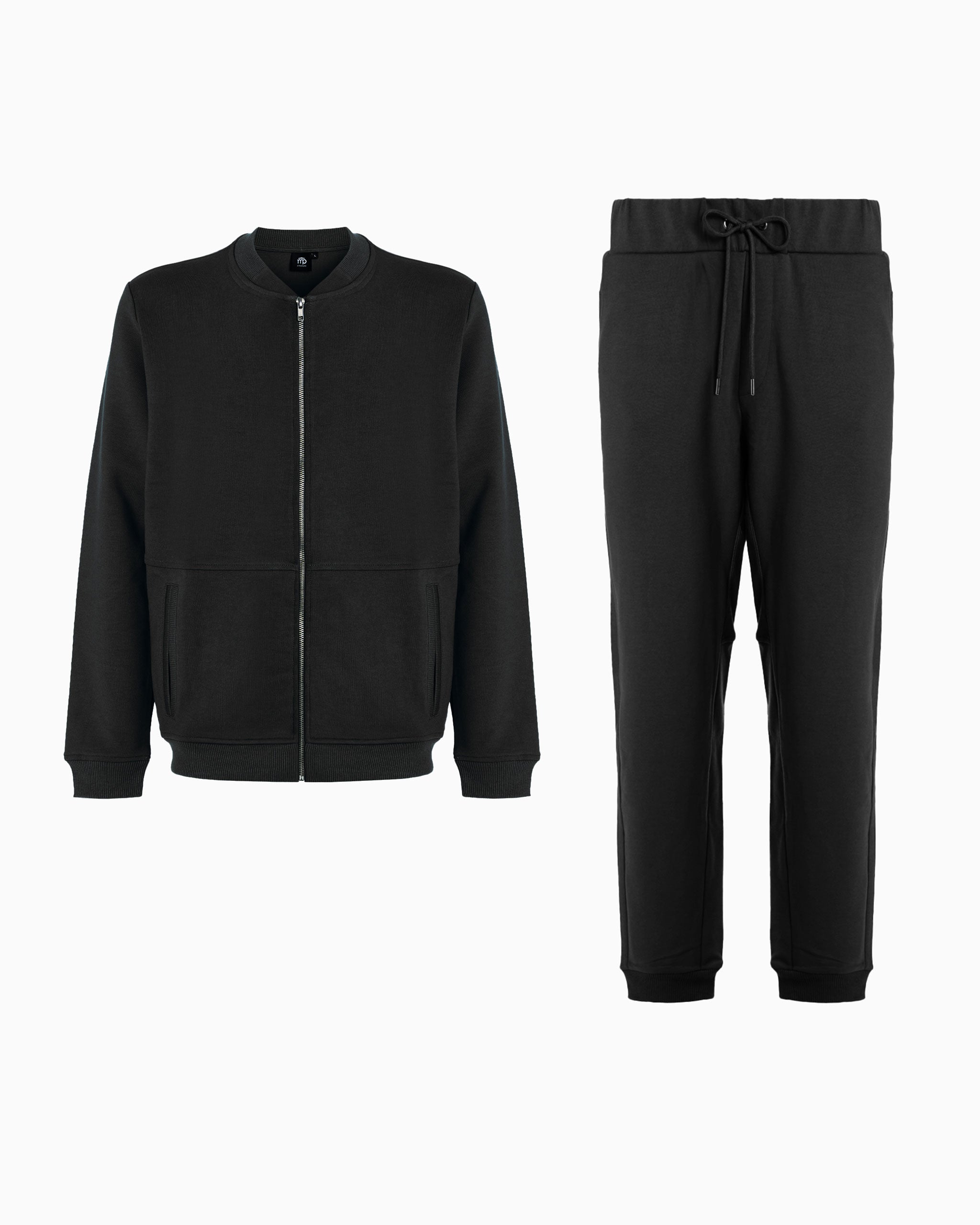 Freetime Men's Tracksuit <b>Complete Set</b> (Black)