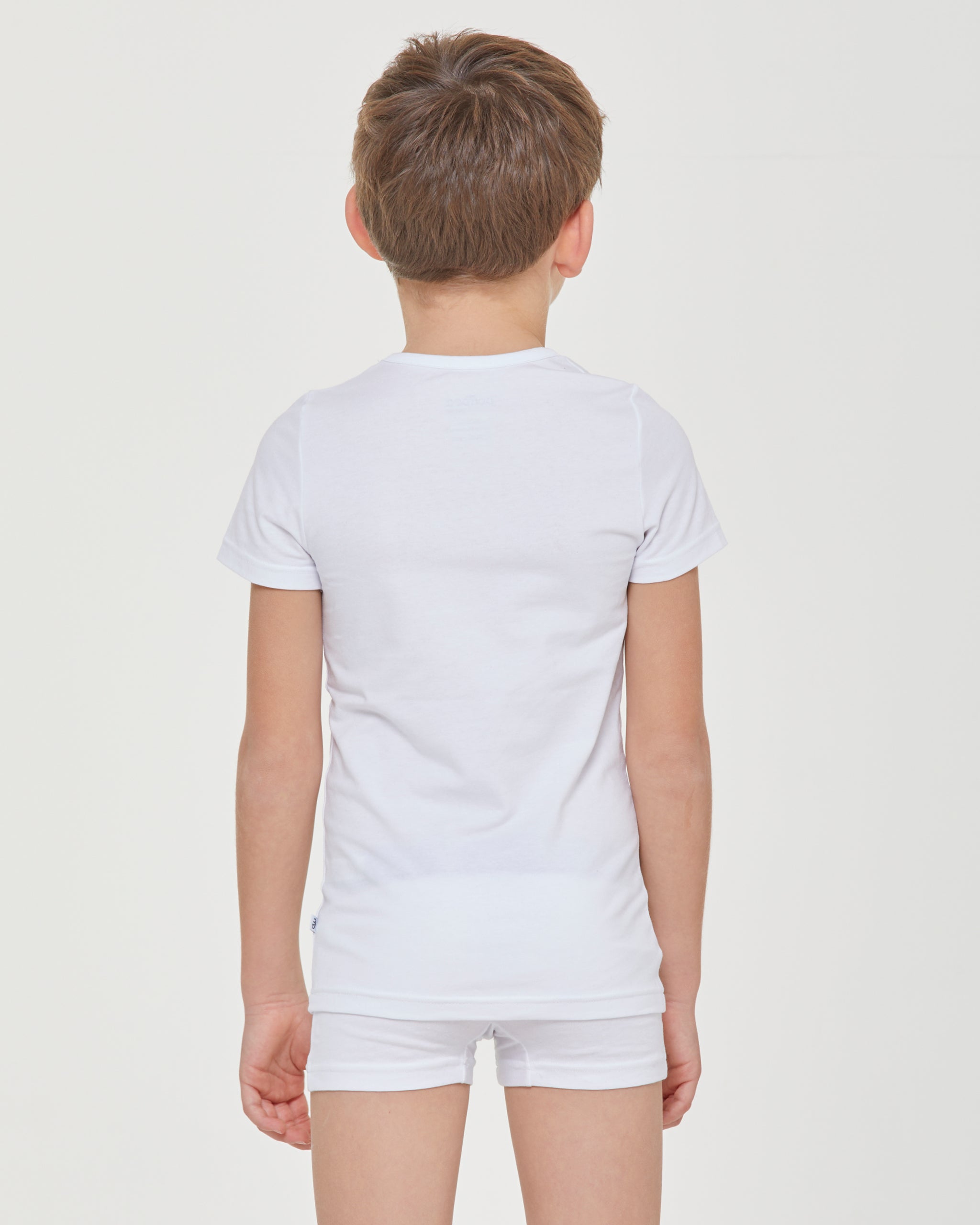 Boys stretch organic cotton T-shirt vest 