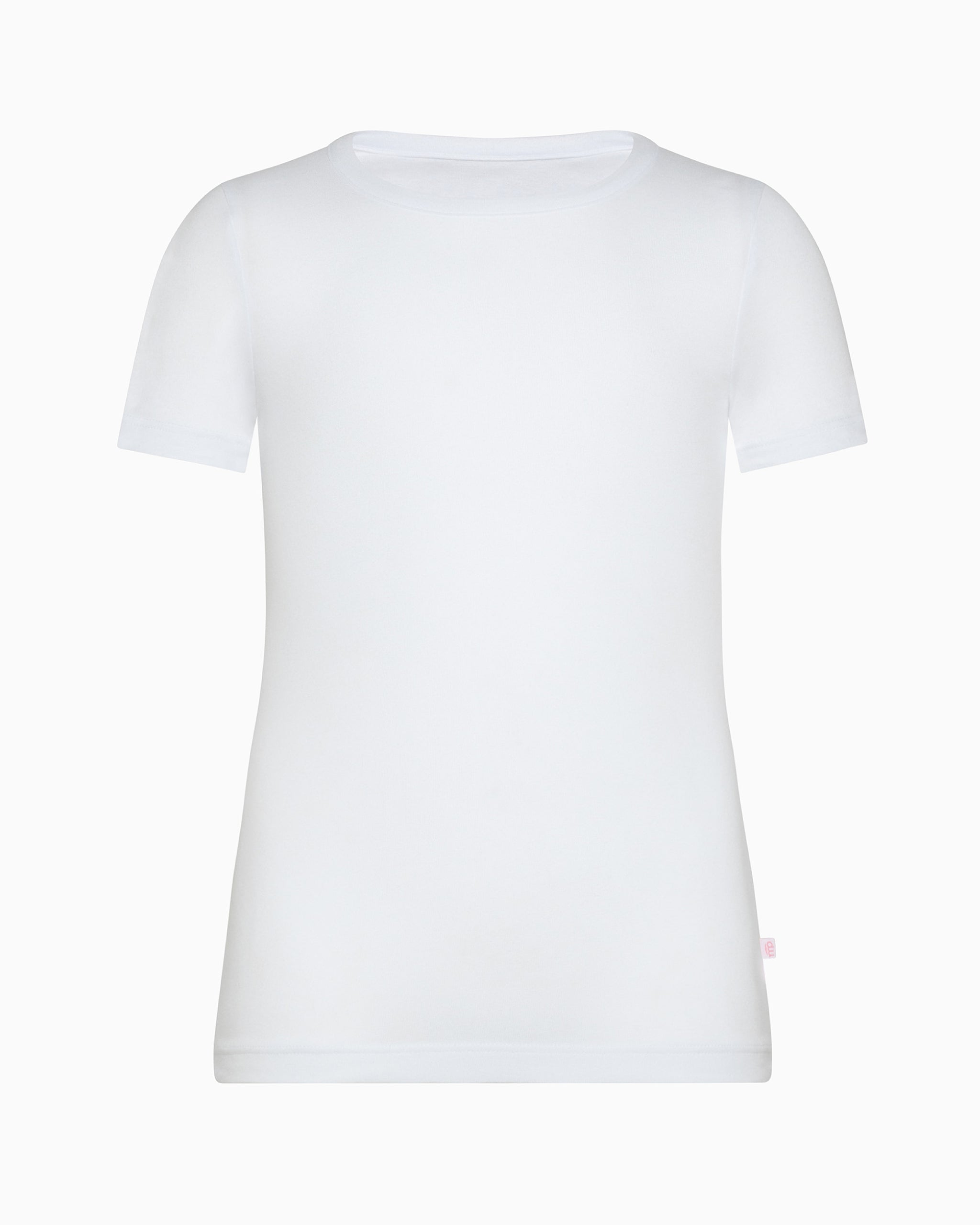 Mädchen-T-Shirt mit Rundhalsausschnitt aus warmer Bio-Baumwolle