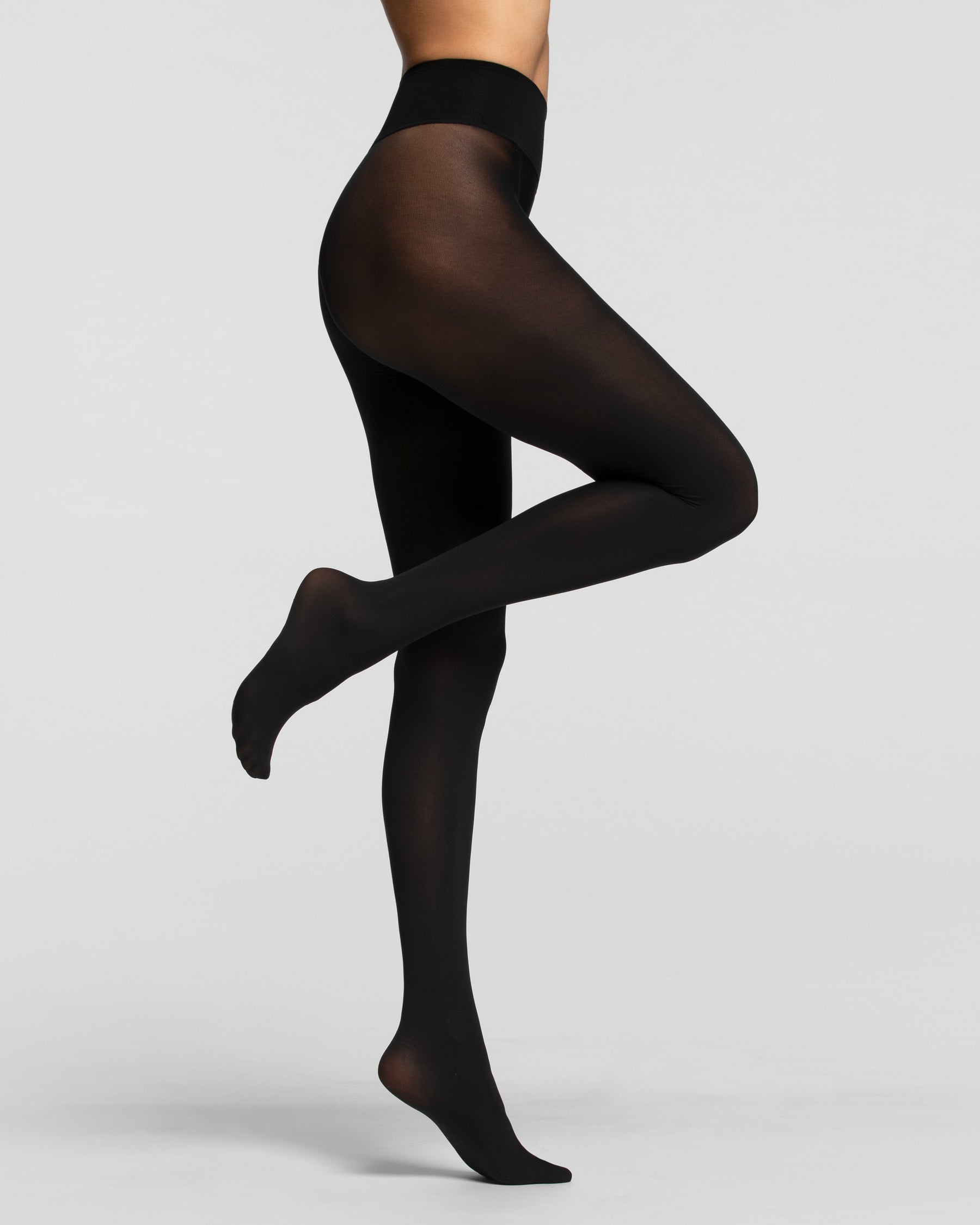2017 New/200Den] Let's Slim Women's Shaping TIGHTS - Opaque Black